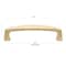 Gliderite Hardware 3-3/4 in. Center to Center Champagne Gold Transitional Cabinet Pull, 5PK 81092-CHPG-5 - alternate 3